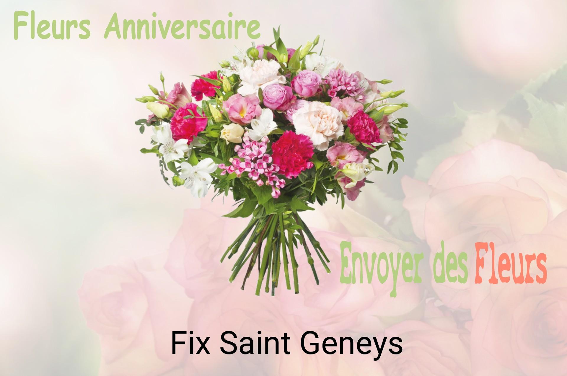 Bouquet de fleurs d’anniversaire livré à Fix-Saint-Geneys